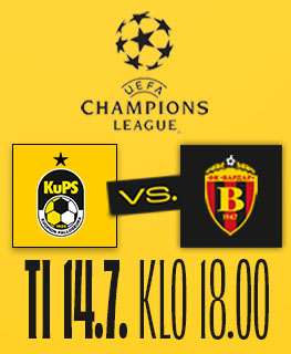 Boksi / UEFA Champions League 1st qualifying round: KUPS - FK Vardar